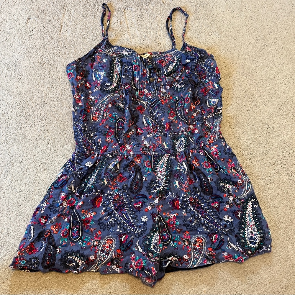 American eagle outfitters size medium romper paisley